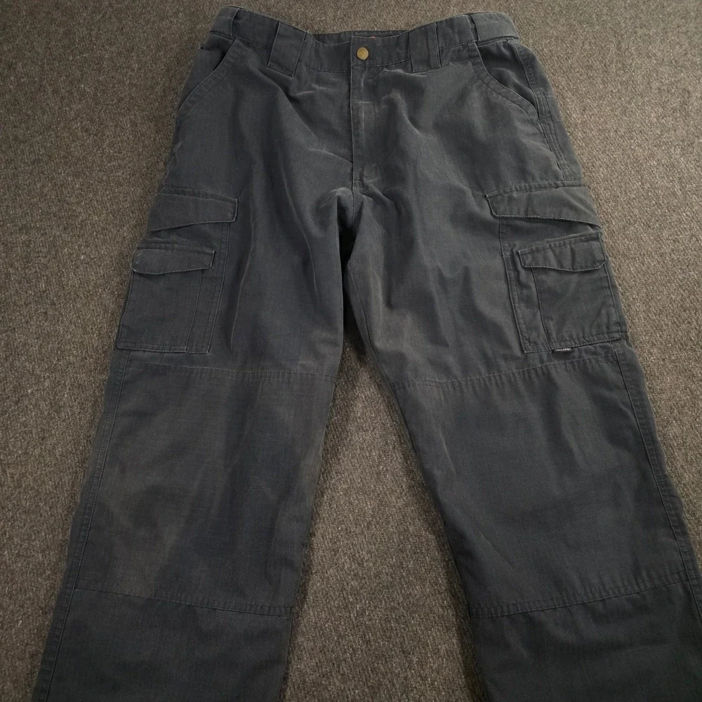 Tru-Spec Mens Size 34x31‎ Cargo Pants Dark Gray  Utility Workwear Pockets